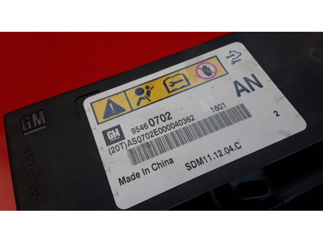 Блок подушек безопасности 95460702, AS0702E000040362   Chevrolet Captiva