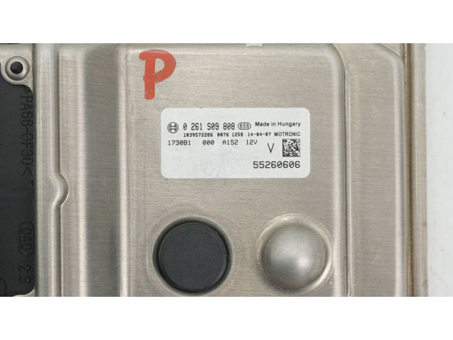 Блок управления двигателем Блок управления 55260606, 0261S09808   Fiat 500L