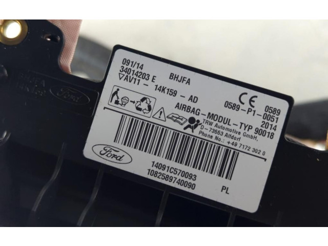 Боковая подушка безопасности AV11-14K159-AD   Ford B-MAX