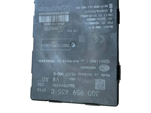 Блок управления 3Q0959435C, 5ZA011460 Volkswagen Touran III