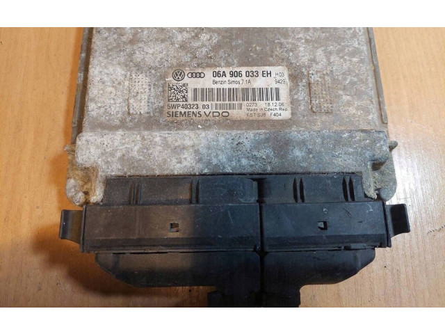 Блок управления двигателем Блок управления 06A906033EH, 5WP40323 Audi A3 S3 A3 Sportback 8P
