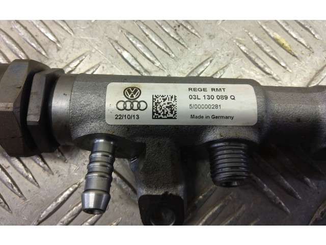 Топливная рампа 03L130089Q, 221013   Audi A6 S6 C7 4G   для двигателя CGLC