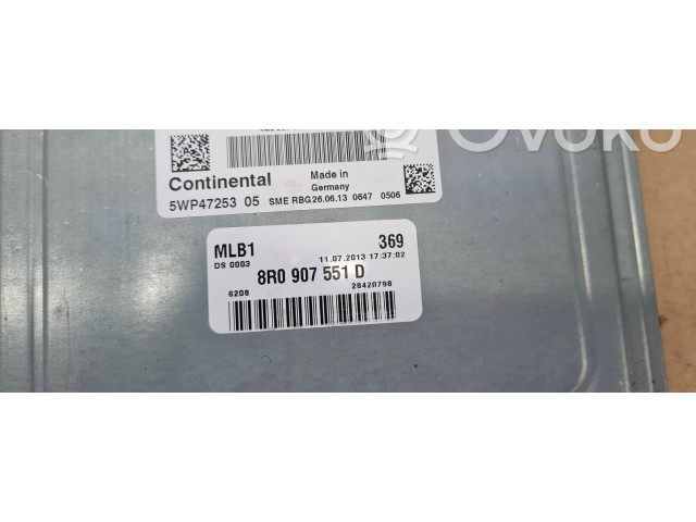 Блок управления двигателя 8R0907551D, 5WP47253   Audi Q5 SQ5