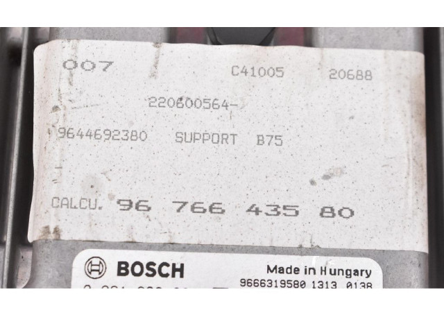 Блок управления двигателем Блок управления 9676643580, 9676643580 Citroen DS4