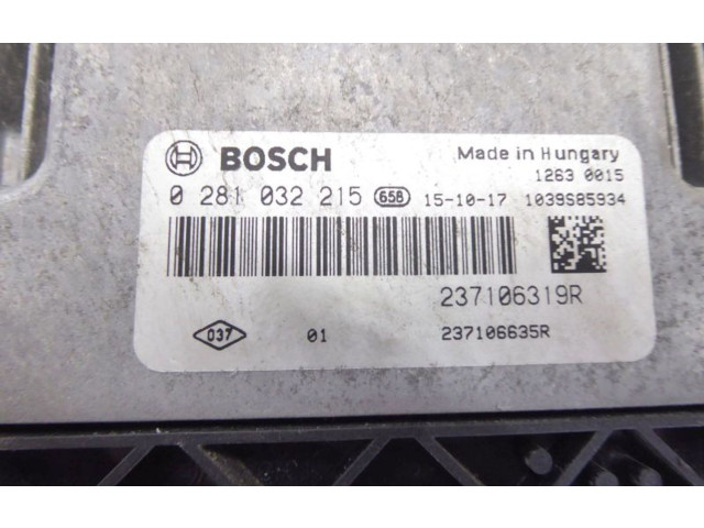 Řídící jednotka 0281032215, 0281032215 Dacia Dokker 2012