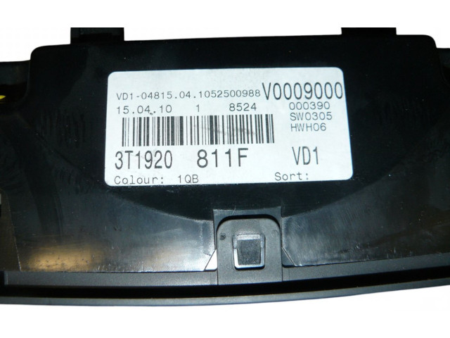 Панель приборов 3T1920811F   Skoda Superb B6 (3T)       