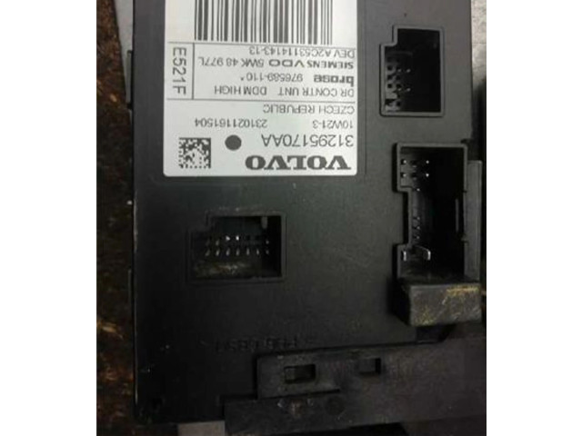 Передний механический механизм для подъема окна 31295170AA, 31295170AA    Volvo V50