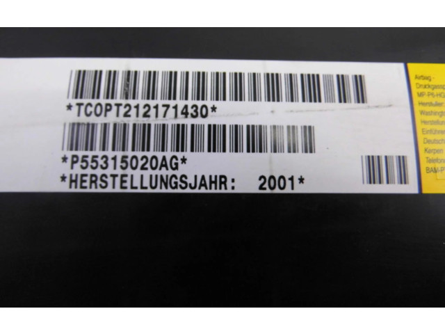 Подушка безопасности пассажира P55115945AD, TEZPM3139L0222 Jeep Grand Cherokee (WJ)