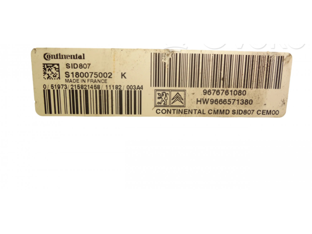 Блок управления двигателя HW9666571380, 9676761080   Peugeot 5008