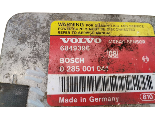 Блок управления надувных подушек 6849396, 0285001041   Volvo 850