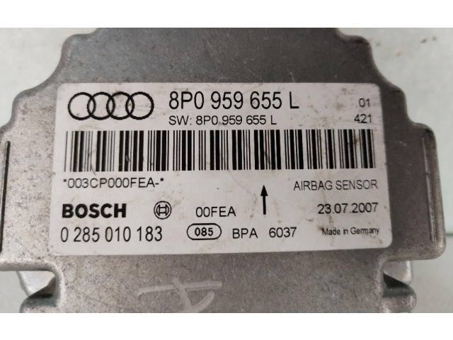 Блок подушек безопасности 8P0959655L, 8P0959655L   Audi A3 S3 8P