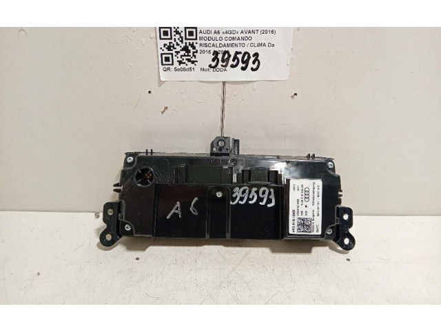 Блок управления климат-контролем DDDA Audi A6 S6 C7 4G