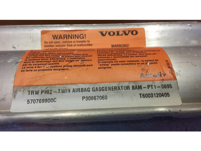 Подушка безопасности пассажира P30867060, 570769900C Volvo S40, V40
