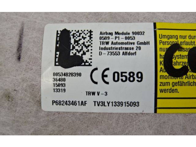 Подушка безопасности в сиденье P68243461AF   Jeep Compass