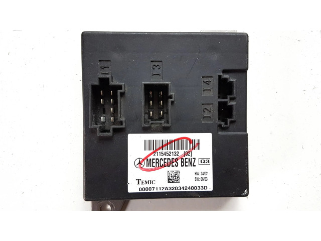 Блок комфорта 2115452132   Mercedes-Benz E W211   