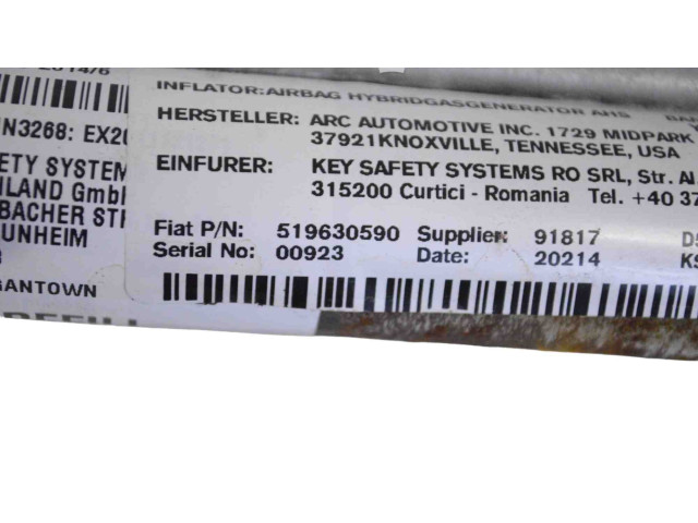 Боковая подушка безопасности 519630600 Fiat 500L