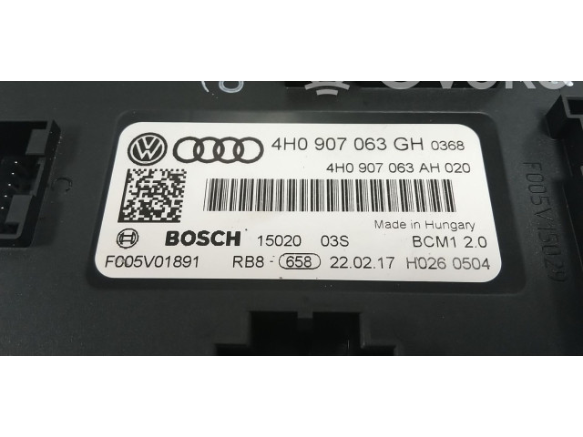 Модуль управления BSM 4H0907063GH, 4H0907063EB   Audi A6 S6 C7 4G    
