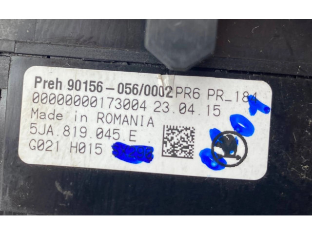 Блок управления климат-контролем 5JA819045E Skoda Octavia Mk3 (5E)