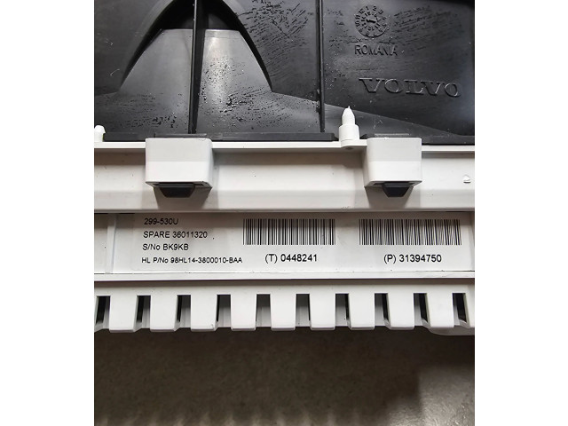 Панель приборов 36011320, 0448241   Volvo S80       