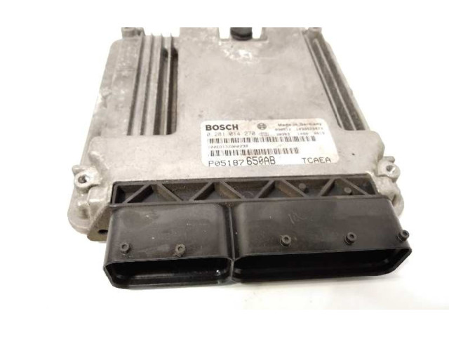 Блок управления двигателя P05187650AB, 0281014270   Jeep Patriot