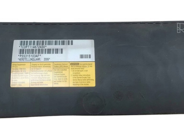 Подушка безопасности пассажира P55315103AF Jeep Cherokee