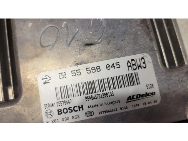Řídící jednotka 55598045, ABW3 Opel Insignia A 2015