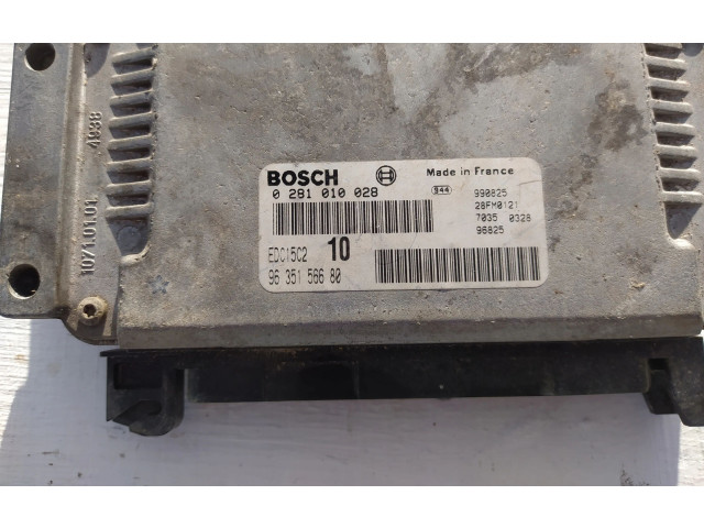 Řídící jednotka 9635156680 Peugeot 806 1997
