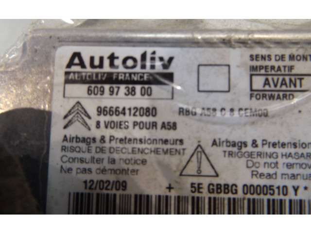 Блок подушек безопасности 609673600   Citroen C3 Picasso