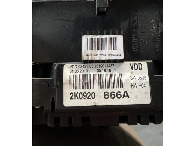 Панель приборов 2K0920866A, 1319011487 Volkswagen Caddy