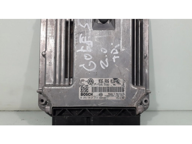 Блок управления двигателя 03G906016HJ, 0281012253 Volkswagen Golf V