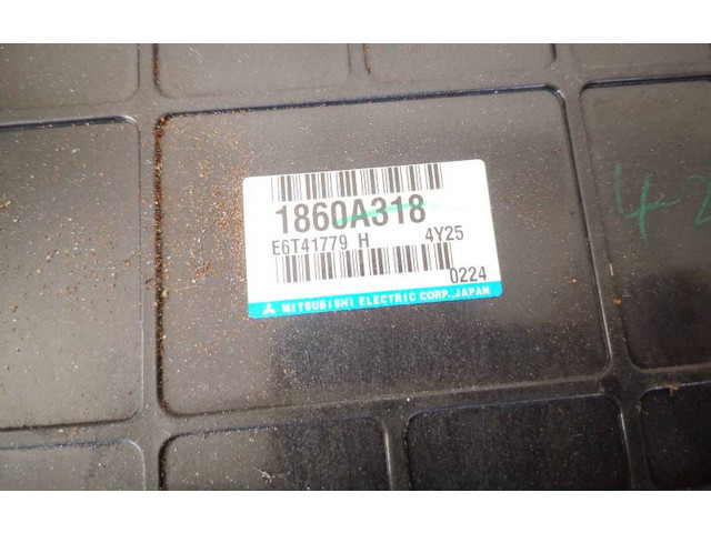 Блок комфорта 1860a318, e6t41779 Mitsubishi Lancer