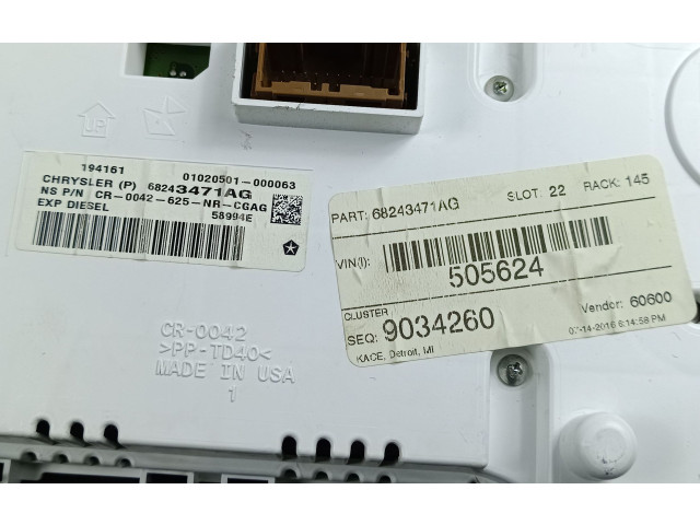 Панель приборов 68243471AG Jeep Grand Cherokee