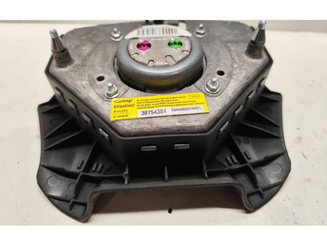 Подушка безопасности водителя 30754304, 601407700 Volvo XC90