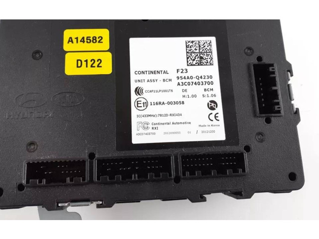 Блок комфорта 954A0Q4230, 954A0-Q4230   KIA Niro   