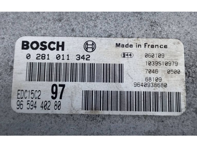   Pojistková skříňka 0281011342   Peugeot Expert 1995