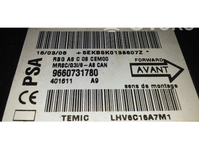 Блок подушек безопасности 9660731780   Citroen C3 Pluriel