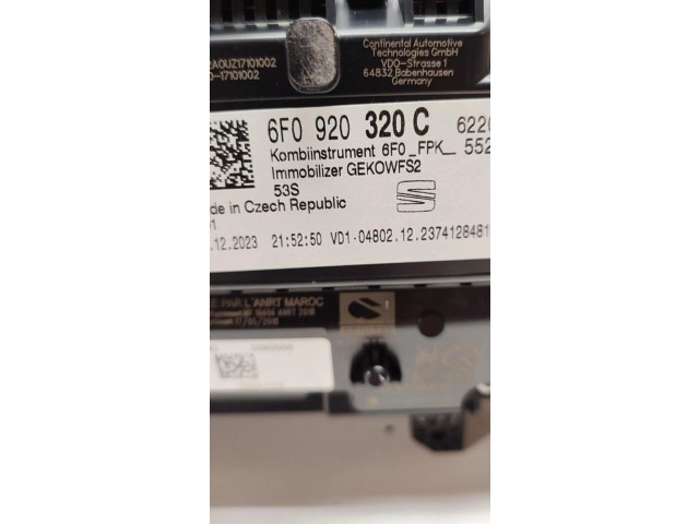 Панель приборов 6F0920320C Seat Tarraco