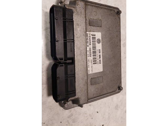 Блок управления двигателя 03E906033, 5WP4016304 Skoda Fabia Mk2 (5J)
