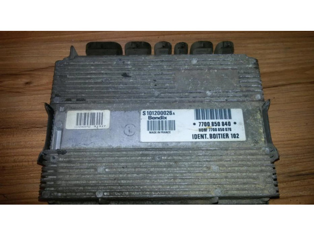 Блок управления коробкой передач 7700850840, s101200026a  7700850076   Renault Clio I