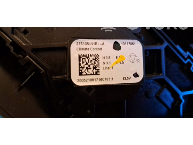 Блок управления климат-контролем 275105451R Dacia Duster