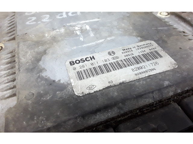 Řídící jednotka 8200211726, 0281011103 Renault Espace - Grand espace IV 2004