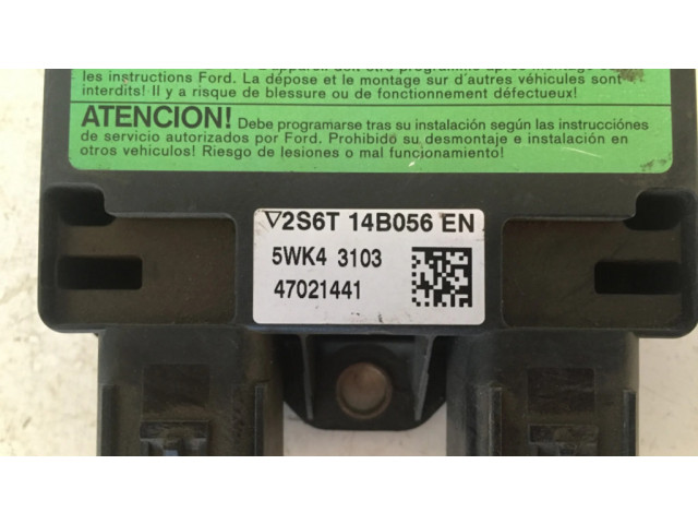 Блок подушек безопасности 2S6T14B056EN, 47021441 Ford Fiesta