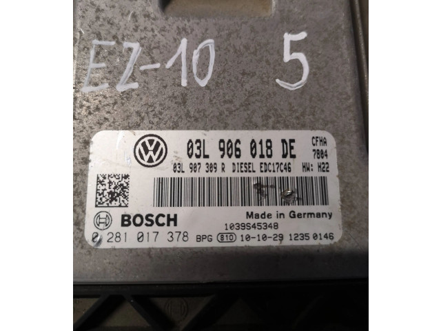 Řídící jednotka 03L906018DE, 03L907309R   Volkswagen Caddy 2016