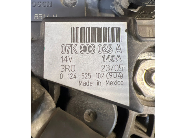 Генератор 07K903023A, 0124525102 Volkswagen Jetta V