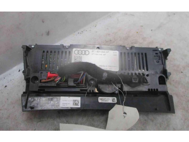 Блок управления климат-контролем 8T1820043AP, 8T1820043AP Audi A5 Sportback 8TA