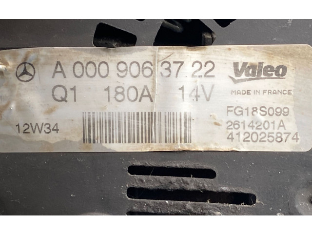 Генератор A0009063722, 2614201A Mercedes-Benz GLK (X204)
