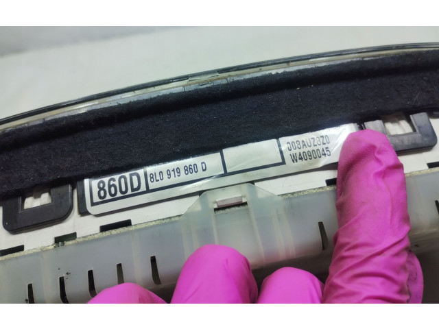 Панель приборов 8L0919860D, 8L0919860D Audi A3 S3 8L