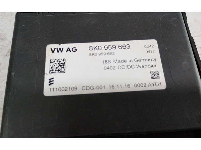 Блок управления 8K0959663 Audi A3 S3 8P