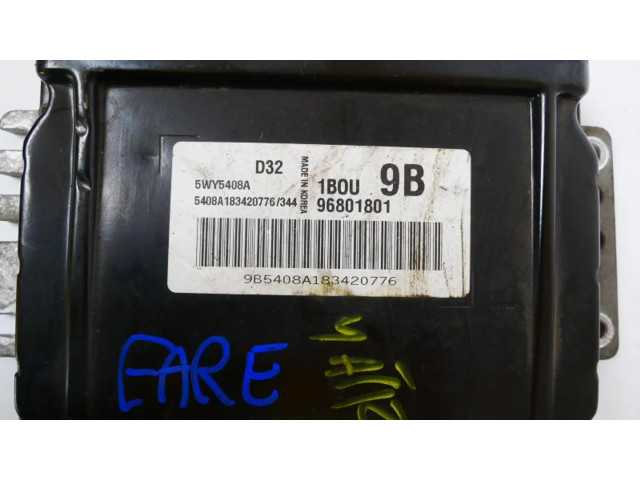 Блок управления двигателя 5WY5408A   Chevrolet Matiz