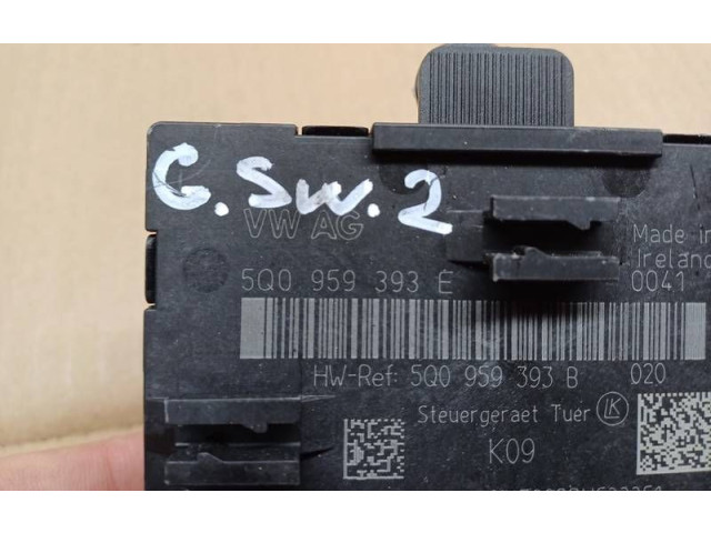 Блок управления 5Q0959393E, 5Q0959393B Volkswagen Golf Sportsvan